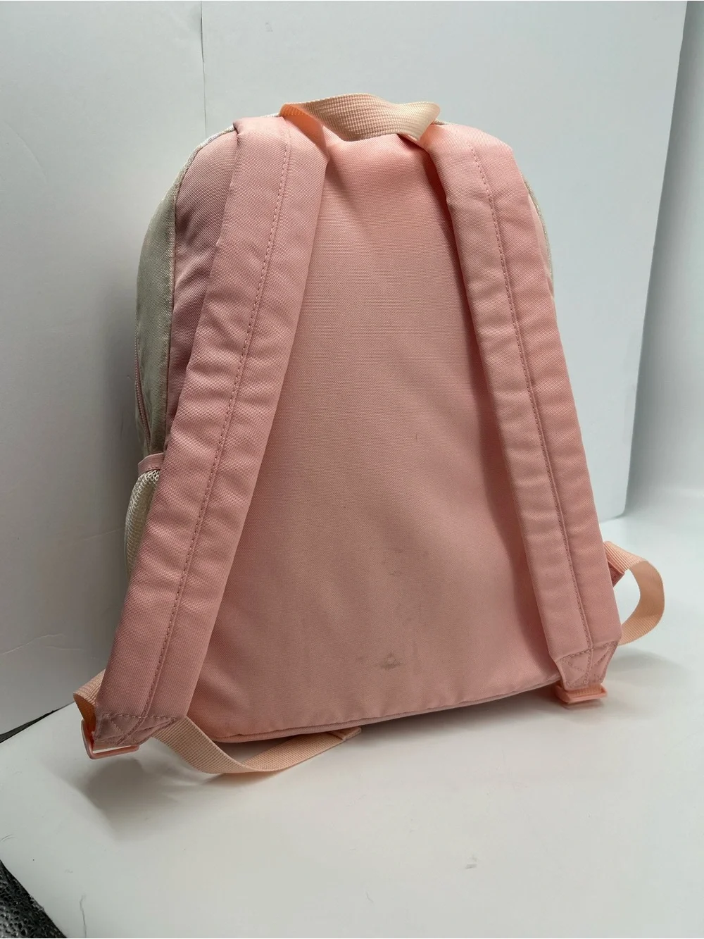 Cat And Jack  Leopard Print Backpack in Cream & Pink